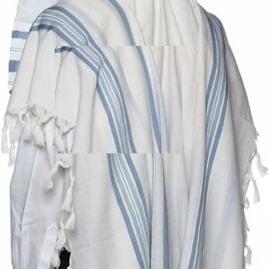 Yomtov-Shalom Maestro Wool Tallit ? Jewish Prayer Shawl from Israel ? Anti-Slip Weave ? Premium Quality