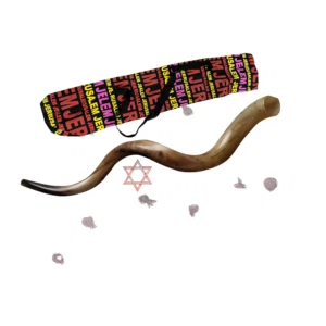 YOMTOV-SHALOM Handcrafted Kosher Kudu Shofar from Jerusalem | Shofar?s King Prestige Collection |Includes Red Shofar Bag